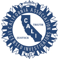 A blue seal with the state of california in it.